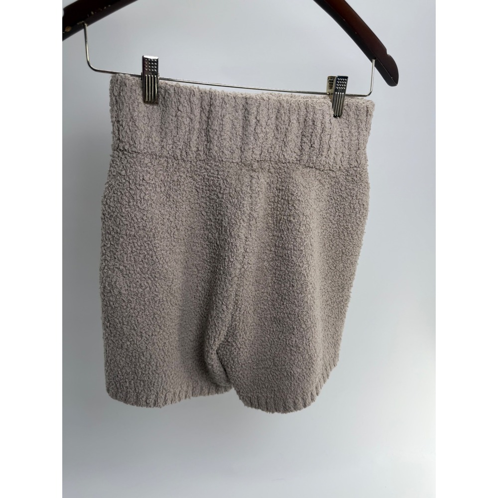 SKIMS Cozy Knit Short Taupe High Waisted Lounge Shorts Size S/M